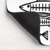 Tapis De Souris École des poissons (Coin)