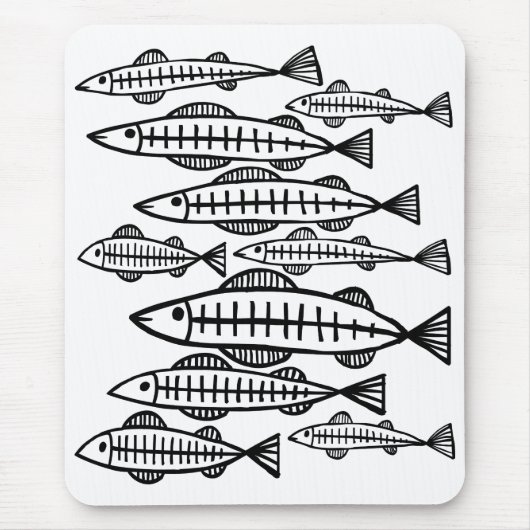 Tapis De Souris École des poissons (Devant)