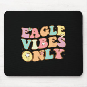 Tapis De Souris École Groovy Eagle Sports Fan Esprit d'équipe Foot
