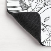 Tapis De Souris École inspirée des poissons (Coin)
