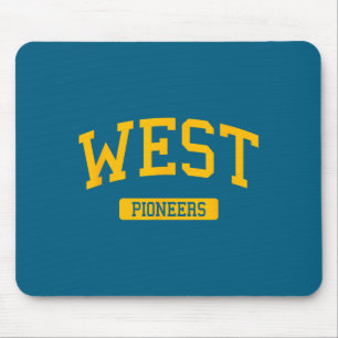 Tapis De Souris École secondaire West High HS Wichita KS sports un