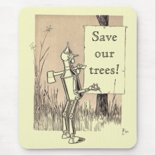 Tapis De Souris Économies de magicien d'Oz nos arbres