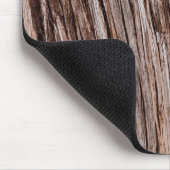 Tapis De Souris Écorce de cèdre rustique, arbre naturel en plein a (Coin)