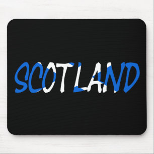 Tapis De Souris Écosse superposée sur l'hélicoptère Scottish Flag
