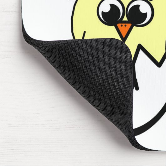 Tapis De Souris Écouter le poulet (Coin)