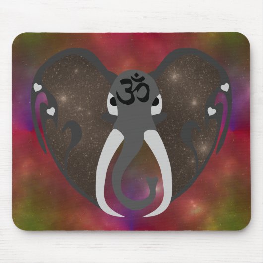 Tapis De Souris Ecouter les éléphants au Cosmos (Devant)