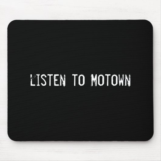 Tapis De Souris écouter Motown (Devant)