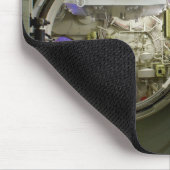 Tapis De Souris écoutille sur un ancien sous-marin rétro (Coin)