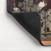 Tapis De Souris Écran de Coromandel dépeignant des grues (Coin)