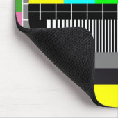 Tapis De Souris écran d'essai de télévision (Coin)