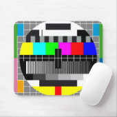 Tapis De Souris écran d'essai de télévision (Avec souris)
