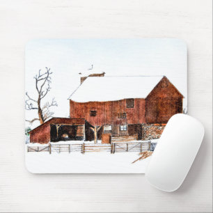 Tapis De Souris Écran d'hiver Esquisse Souris