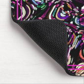 Tapis De Souris Écran hypnotique Purple (Coin)