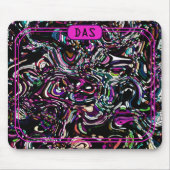 Tapis De Souris Écran hypnotique Purple (Devant)