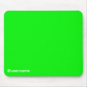 Tapis De Souris Écran vert YouTuber Streamer avec nom d'utilisateu (Devant)
