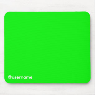 Tapis De Souris Écran vert YouTuber Streamer avec nom d'utilisateu