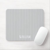 Tapis De Souris Écrans gris clair personnalisés (Avec souris)