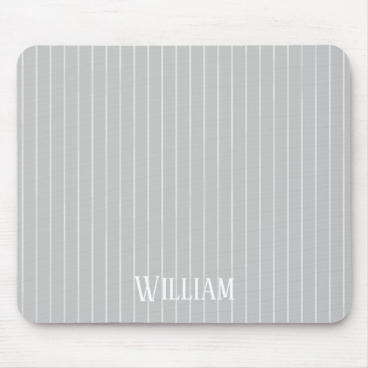 Tapis De Souris Écrans gris clair personnalisés (Devant)