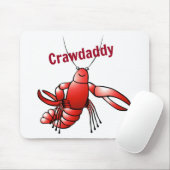 Tapis De Souris Écrevisse Rouge Crawdaddy (Avec souris)