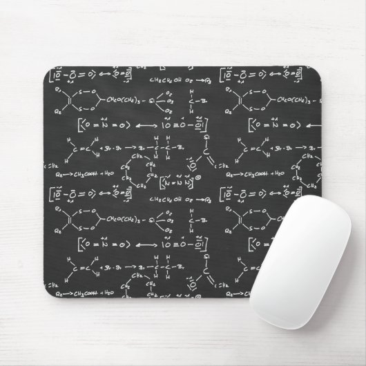Tapis De Souris Écriture de formule chimique (Avec souris)