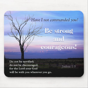 Tapis De Souris Écriture sainte Mousepad de 1:9 de Joshua