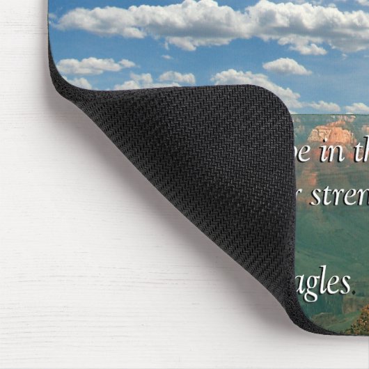 Tapis De Souris Écriture sainte Mousepad de 40:31 d'Isaïe (Coin)