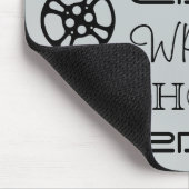 Tapis De Souris Écrivez la pousse éditent la bobine de film (Coin)