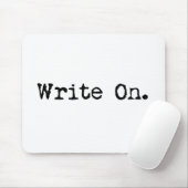 Tapis De Souris Écrivez sur des cadeaux pour des auteurs (Avec souris)