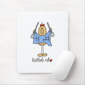 Tapis De Souris Écrou à tricot (Avec souris)