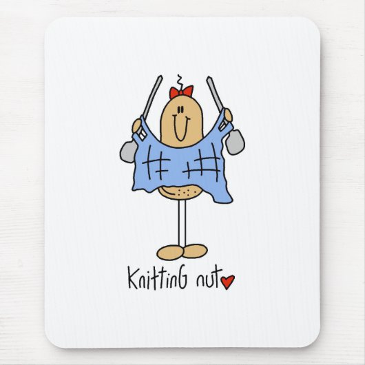Tapis De Souris Écrou à tricot (Devant)
