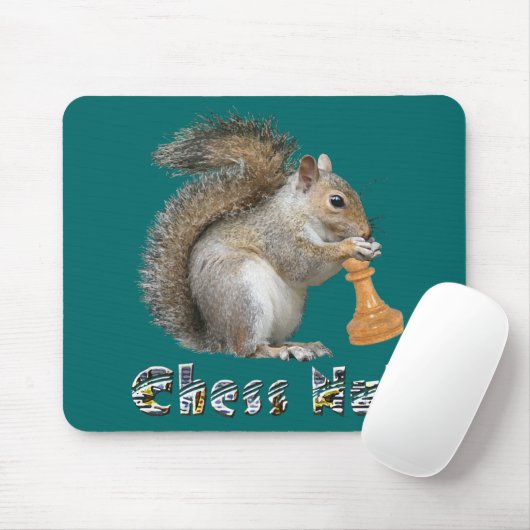 Tapis De Souris Écrou d'échecs (Avec souris)