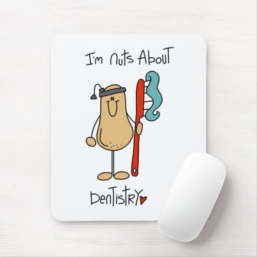 Tapis De Souris Écrous au sujet de l'art dentaire (Avec souris)