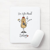 Tapis De Souris Écrous au sujet du chant (Avec souris)