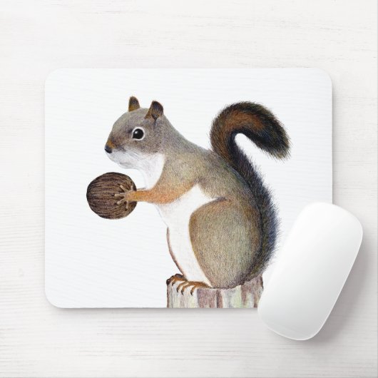Tapis De Souris Écureuil (Avec souris)