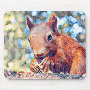 Tapis De Souris écureuil aquarell