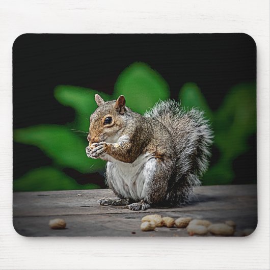 Tapis De Souris Écureuil aux cacahuètes (Devant)