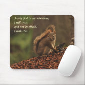 Tapis De Souris Écureuil - confiance (Avec souris)