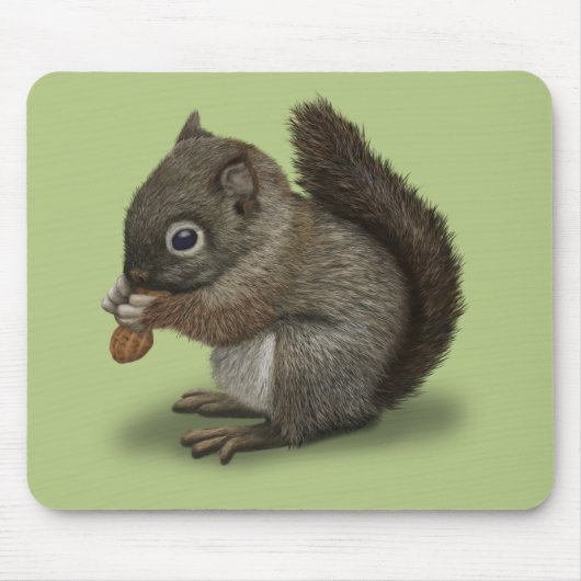 Tapis De Souris Écureuil de bébé (Devant)