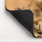 Tapis De Souris Écureuil drôle heureux de jour de Valentines (Coin)