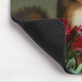 Tapis De Souris Écureuil mignonne Odeur des fleurs Nature Art anim (Coin)