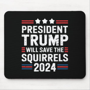 Tapis De Souris Écureuil Pour Trump Sauvez Les Écureuils Trump