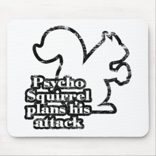 Tapis De Souris Écureuil psychopathe