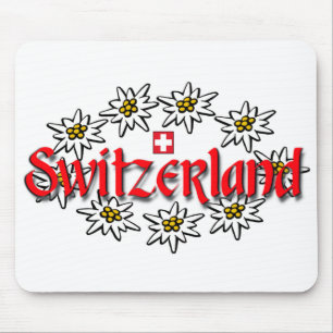 Tapis De Souris Edelweiss Mousepad de la Suisse