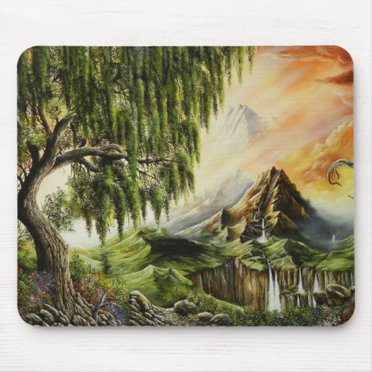 Tapis De Souris Eden Peinture Mousepad (Devant)