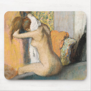 Tapis De Souris Edgar Degas   après Bath, cou de séchage de femm