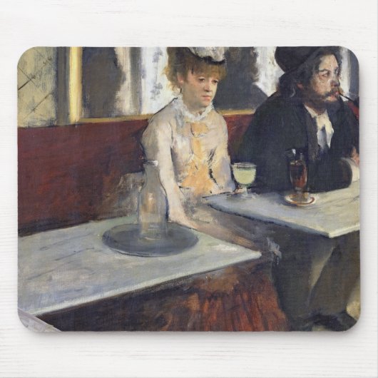 Tapis De Souris Edgar Degas | dans un café, ou l'absinthe (Devant)
