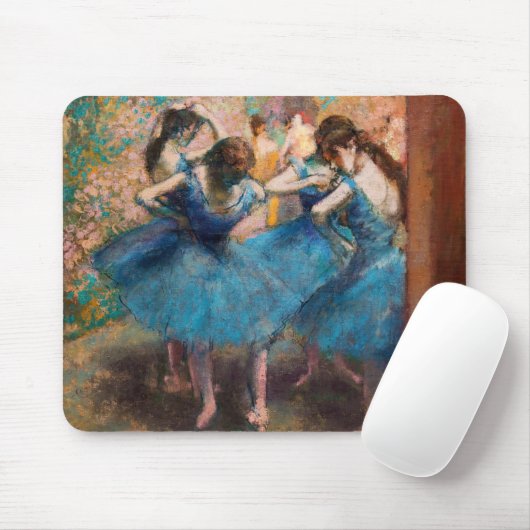 Tapis De Souris Edgar Degas - Danseurs en bleu (Avec souris)