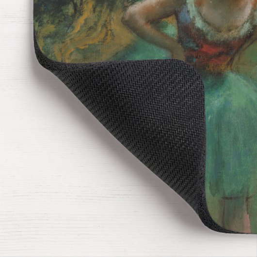 Tapis De Souris Edgar Degas Danseurs rose et vert (Coin)