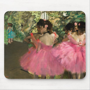 Tapis De Souris Edgar Degas - Danseuses en rose