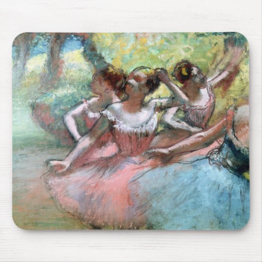 Tapis De Souris Edgar Degas | quatre ballerines sur l'étape (Devant)